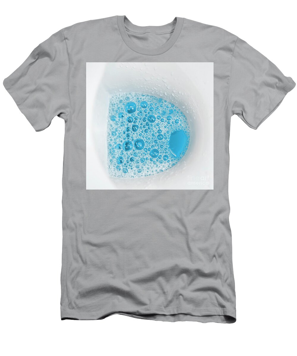 Bubbles on a Blue Liquid Ilan Rosen T-Shirt