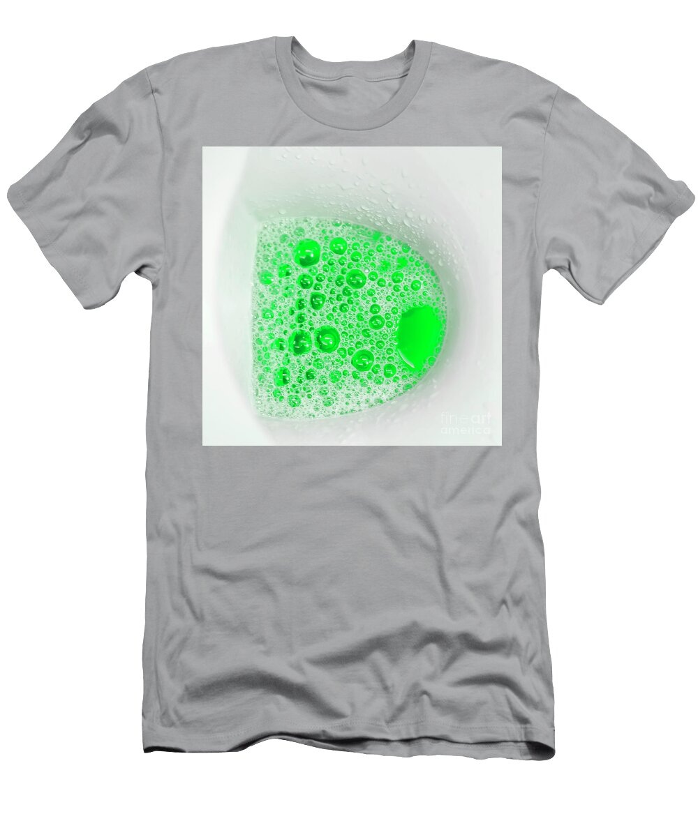 Bubbles on an Green Liquid Ilan Rosen T-Shirt