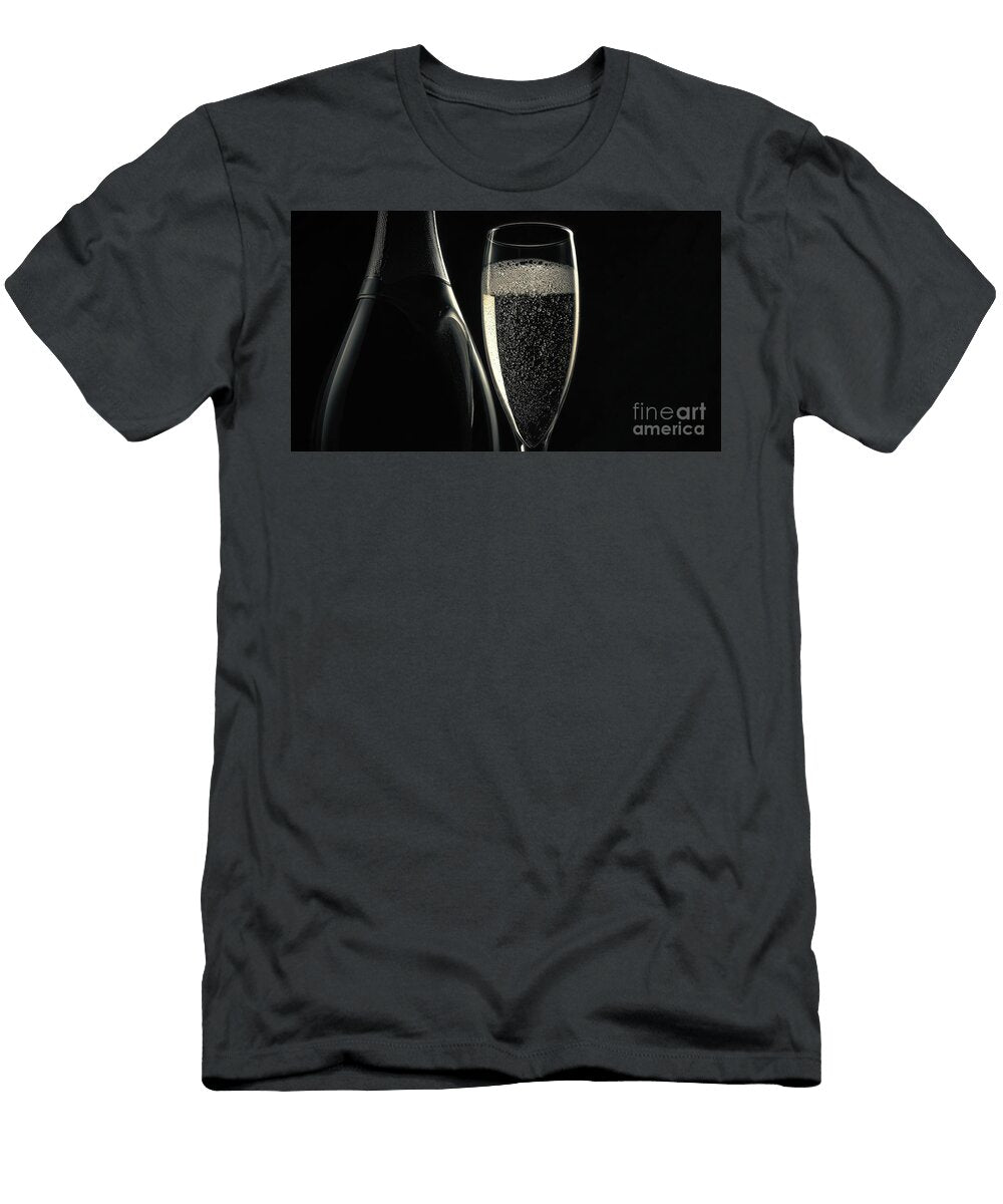 Bubbles Rising in a Glass of Drink Beautiful Things T-Shirt