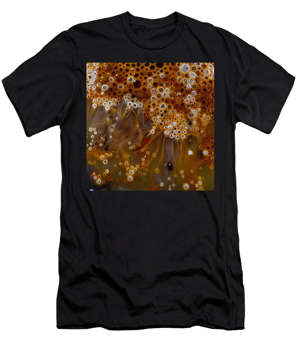 Bubbly Abstract Pattern Michael Likvan T-Shirt