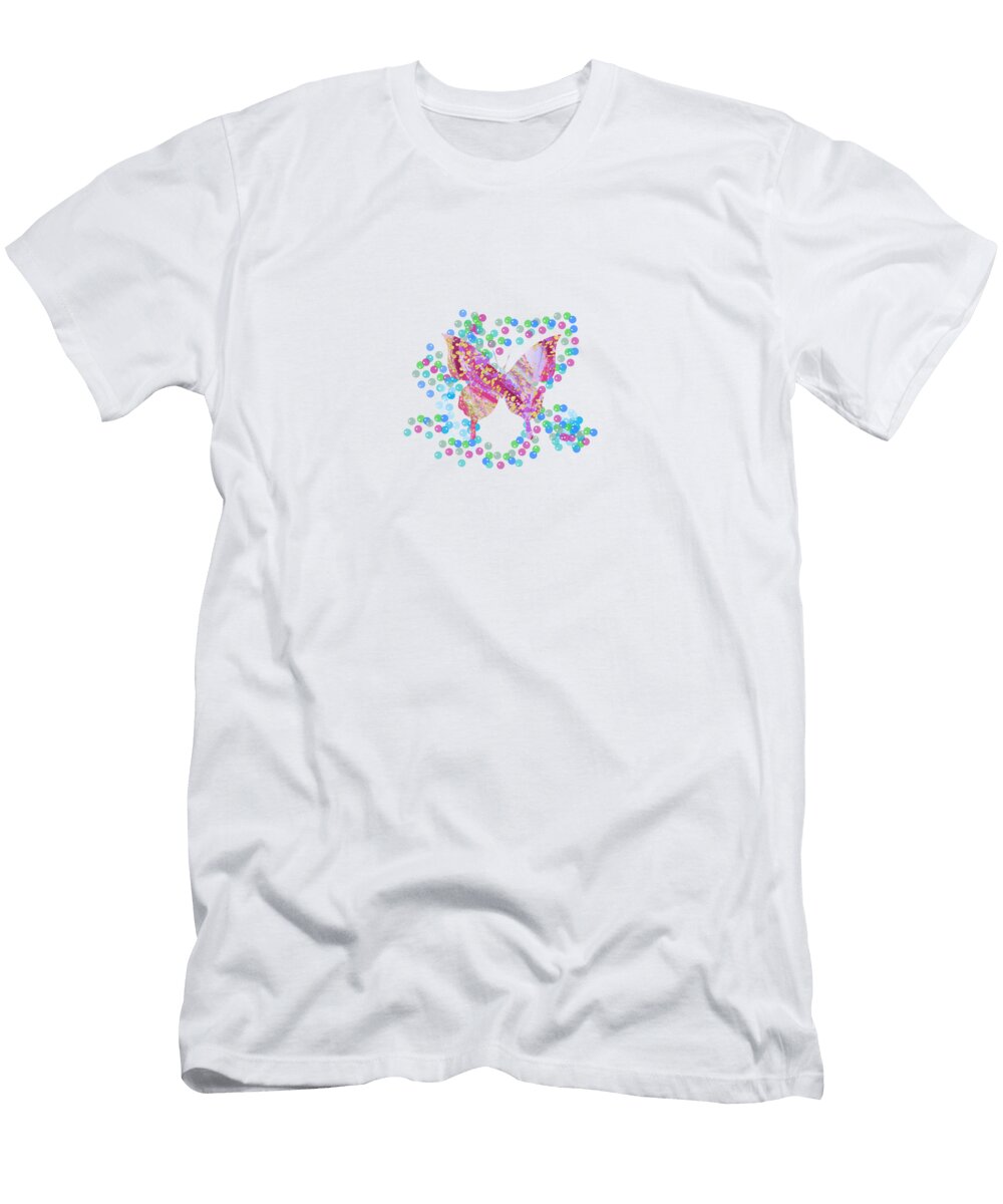Bubbly Butterfly Pink Brittmeadows T-Shirt