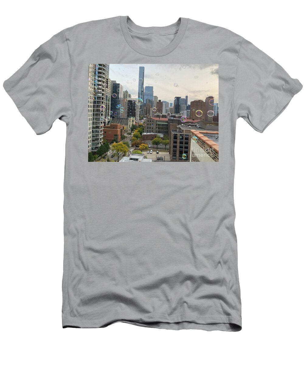 Bubbly Chicago Sunset Catherine Durgin T-Shirt