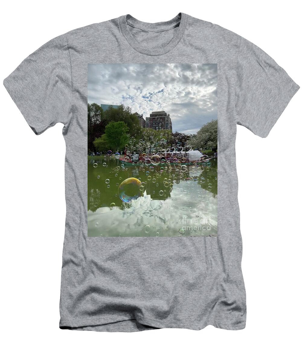 Bubbly Cloud Reflection At the Public Garden Catherine Durgin T-Shirt