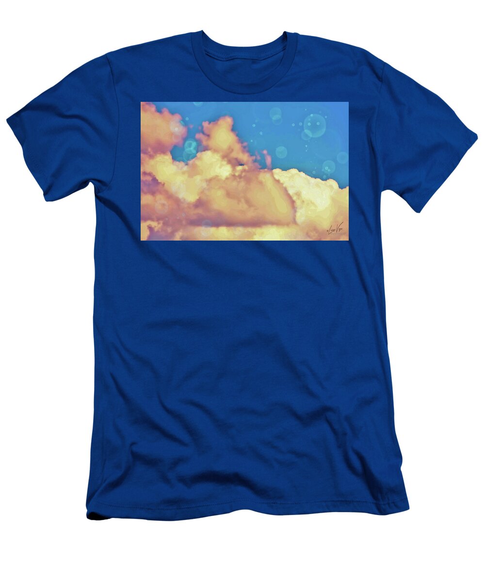 Bubbly Clouds in the Sky Lucia Vega T-Shirt