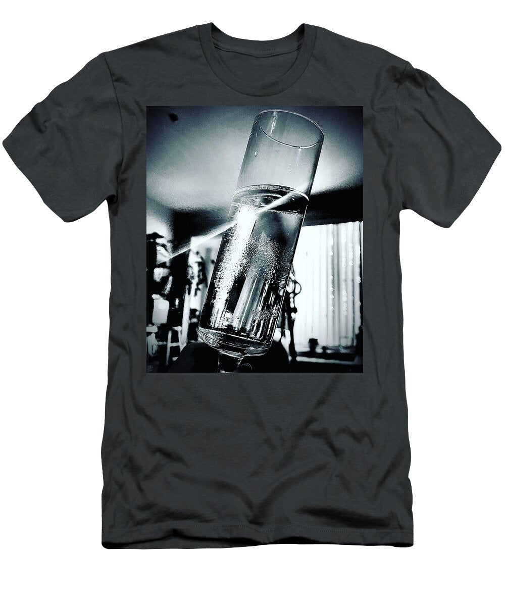 Bubbly Glass in Monochrome Gena Sage Studios T-Shirt