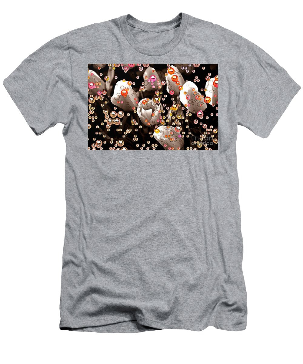 Bubbly Gold Andn Pink Tulips Sea Change Vibes T-Shirt