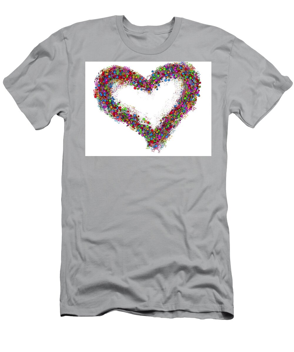Bubbly Heart Bev Mooney T-Shirt