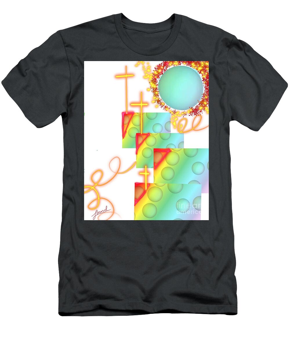 Bubbly Universal Shape Study Laurel Adams T-Shirt