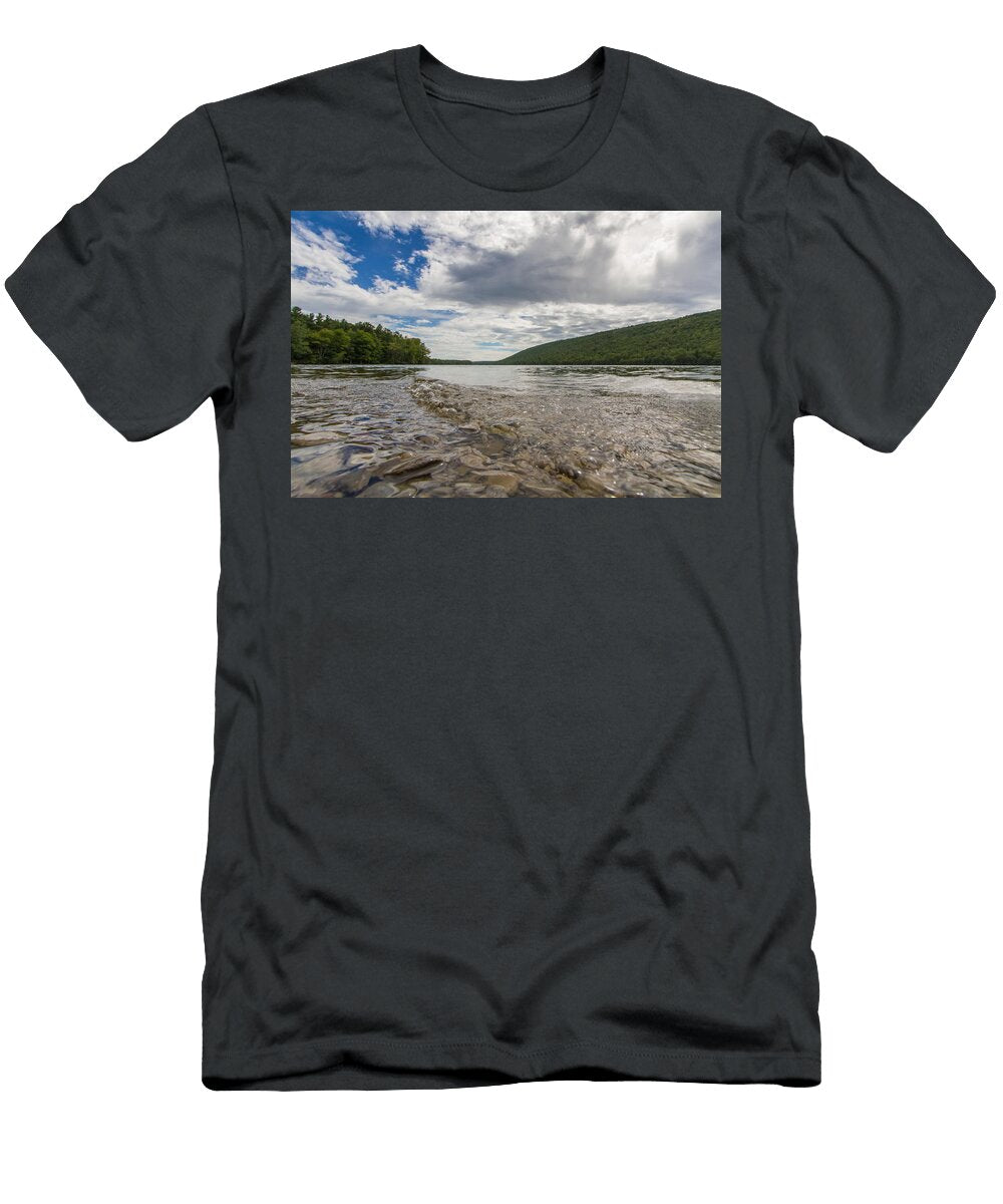 Bubbly Wave on Canadice Lake Dan Dangler T-Shirt