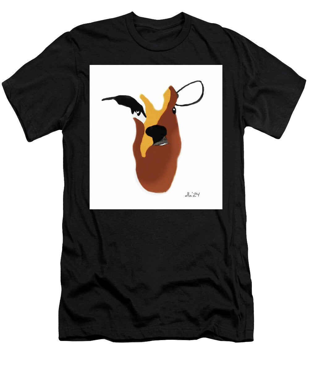 Buck Abstract Diana Angstadt T-Shirt