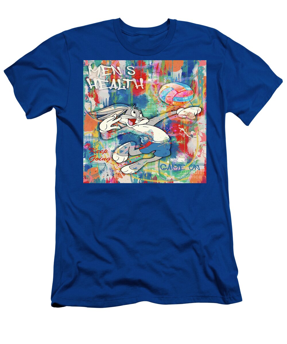 Bugs Bunny Volleyball Pop Art Tran Long T-Shirt