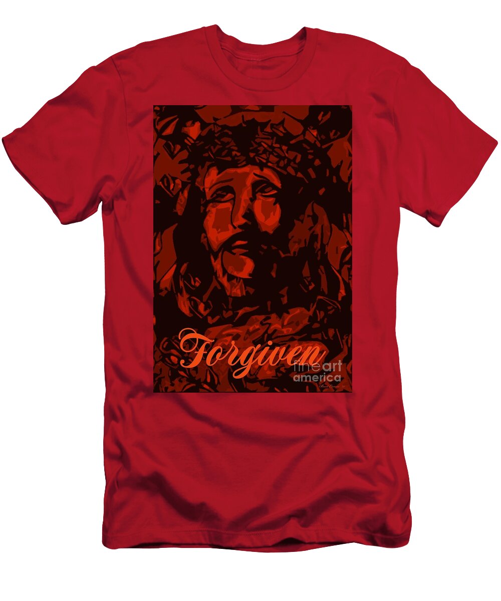 Burnt Orange Jesus Bart Eason T-Shirt