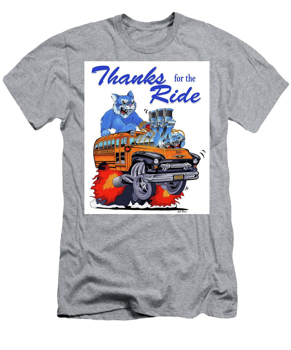 Bus Toon Lyle Brown T-Shirt