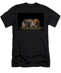 Bush Pigs At Night Mpila Camp Imfolozi Game Reserve Ann Steve Toon Natureplcom T-Shirt