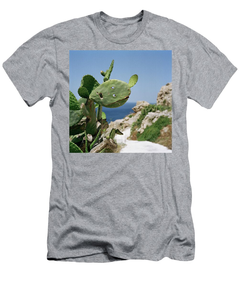Cactus Plant on Coastal Path Malta Colin Dutton T-Shirt