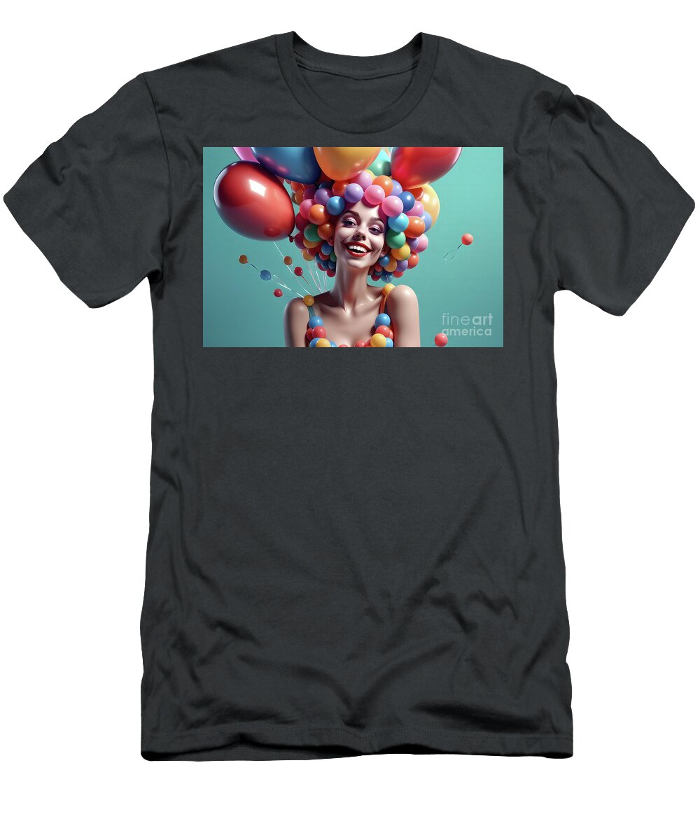 Carefree Carnival Girl Sen Tinel T-Shirt