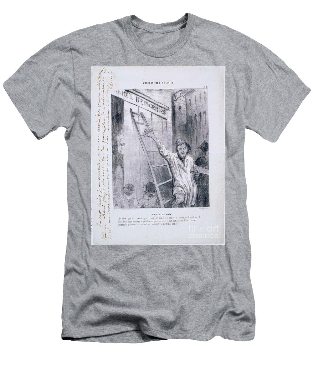 Caricatures Du Jour Desillusion Honore Daumier1843 Artistic Rifki T-Shirt