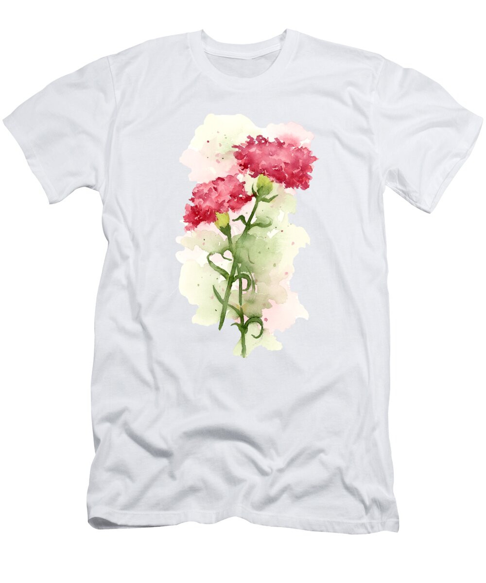 Carnations D Rogers T-Shirt
