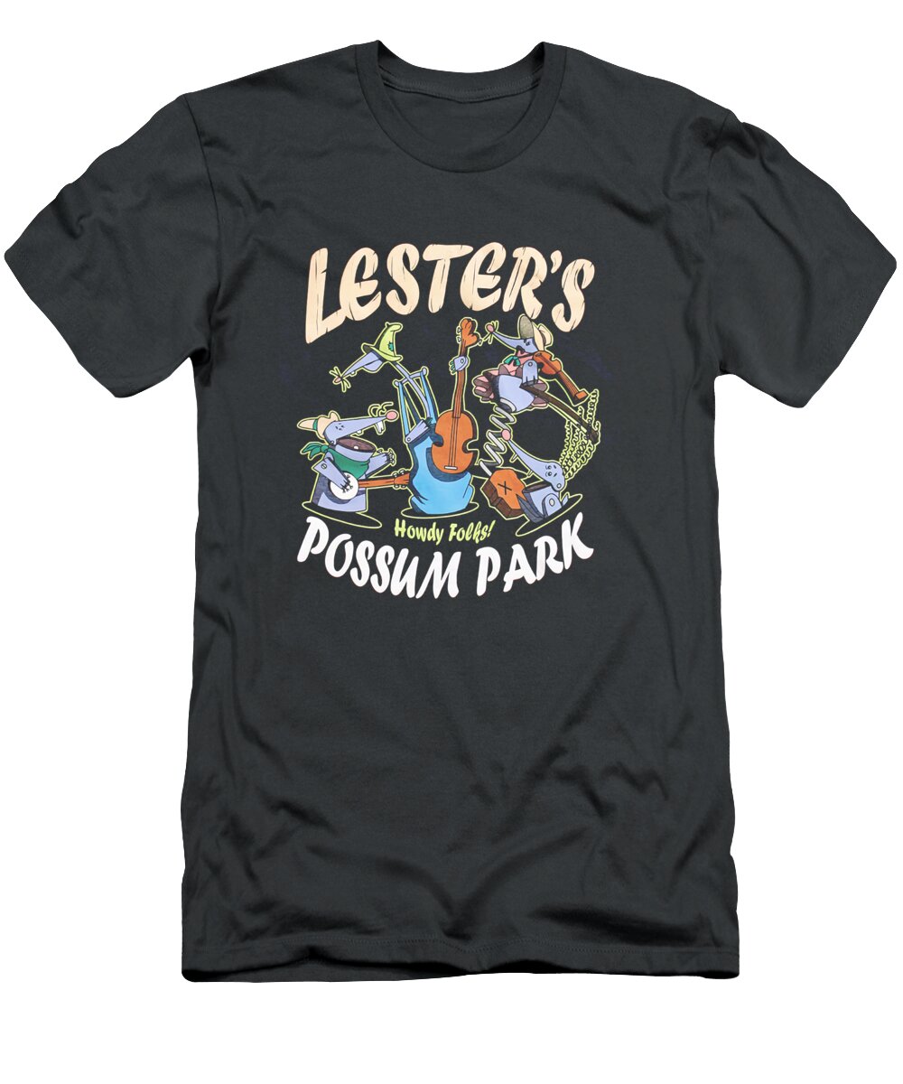 Cartoon a Goofy Movie Lester S Possum Park Navy I Love This Best for You for Men T Daniel Muller T-Shirt