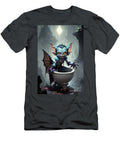 Cartoon Character of a Gremlins Sitting in a Toilet Sen Tinel T-Shirt