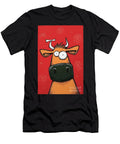 Cartoon Cow with Googly Eyes Olfactoart Studio T-Shirt