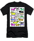 Cartoon Dachshund Dogs Fabrizio Cassetta T-Shirt