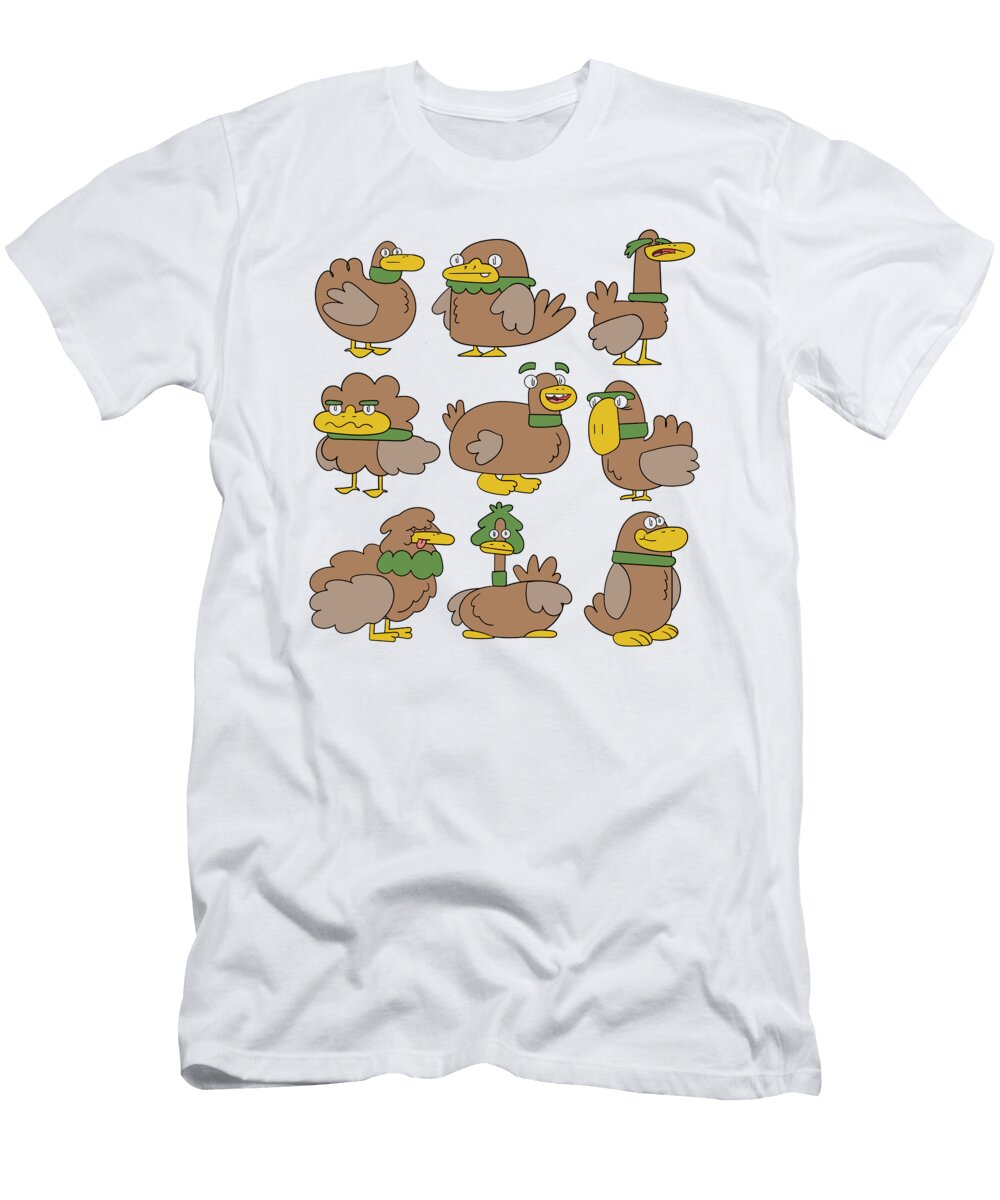 Cartoon Ducks Aytunc Dilber T-Shirt