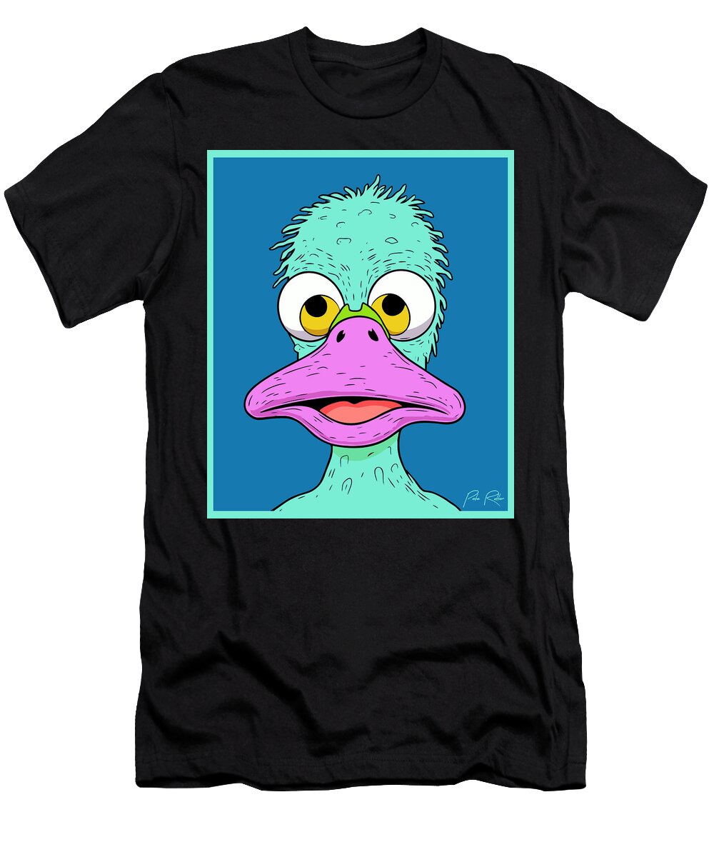 Cartoon of the Not So Smart Duck Pete Rotten T-Shirt
