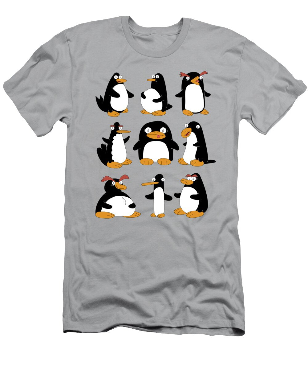 Cartoon Penguins Aytunc Dilber T-Shirt