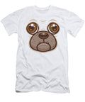 Cartoon Pug Mug Puppy Dog Face John Schwegel T-Shirt