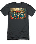 Cartoonish Day of the Dead Art Bright Cartoon Style Depictions of Day of the Dead Festivities Rhys Jacobson T-Shirt