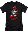 Cat in Hat Steals Base Douxie Grimo Art T-Shirt