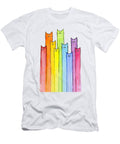 Cat Rainbow Pattern Olga Shvartsur T-Shirt