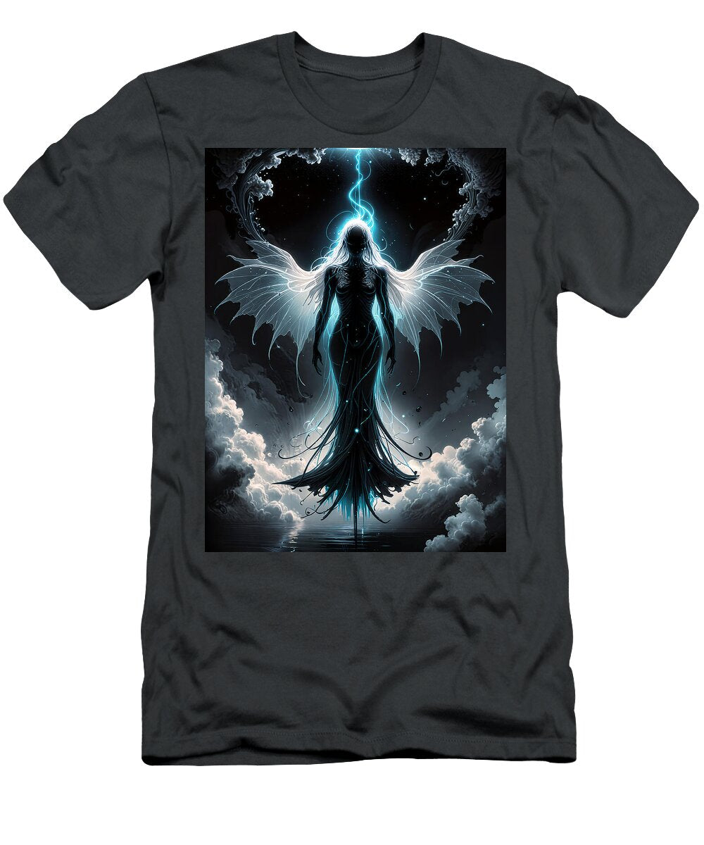 Celestial Guardian Amidst Clouds Tricky Woo T-Shirt