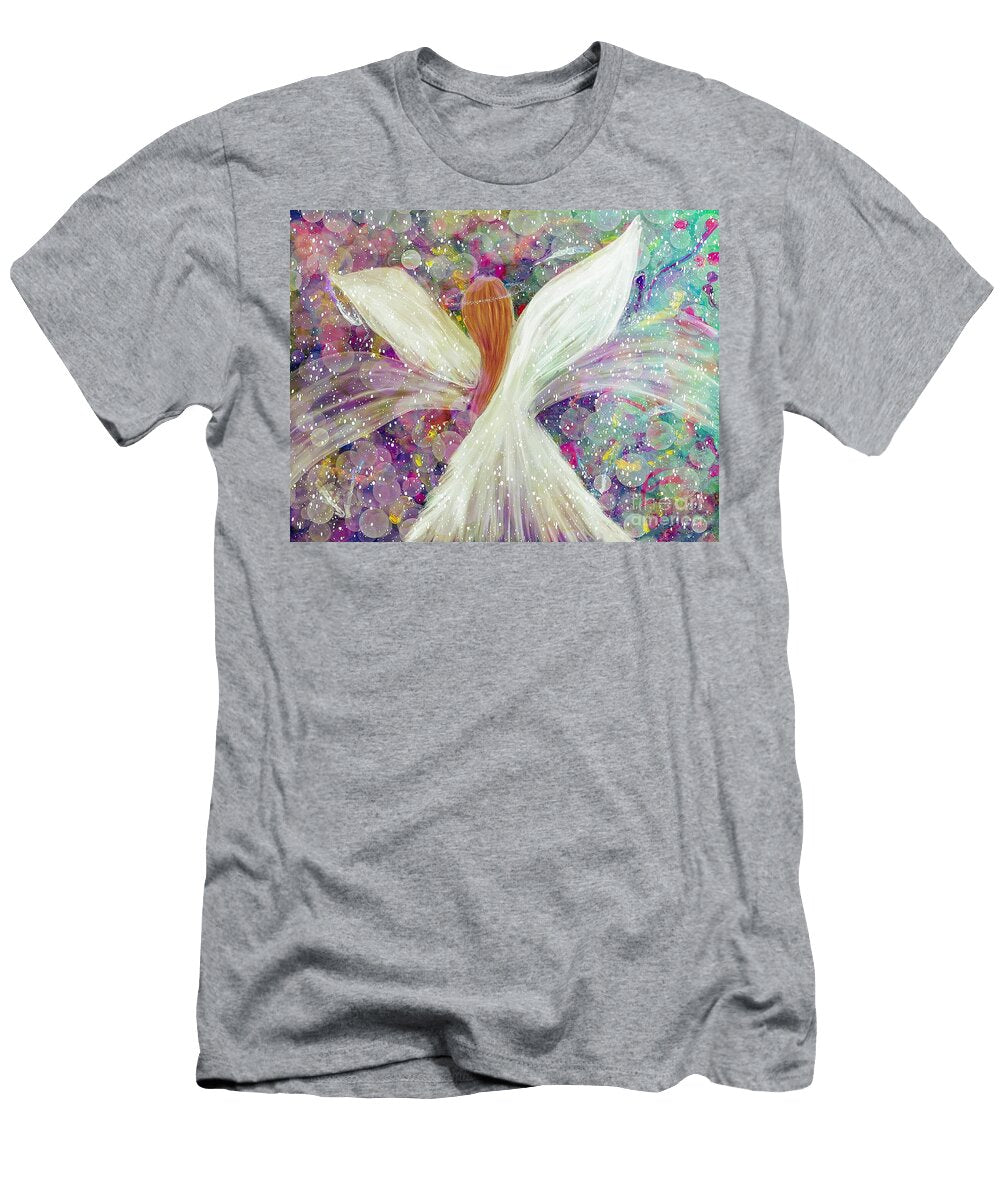 Celestial Guardian Angel Art Laurie Cairone T-Shirt