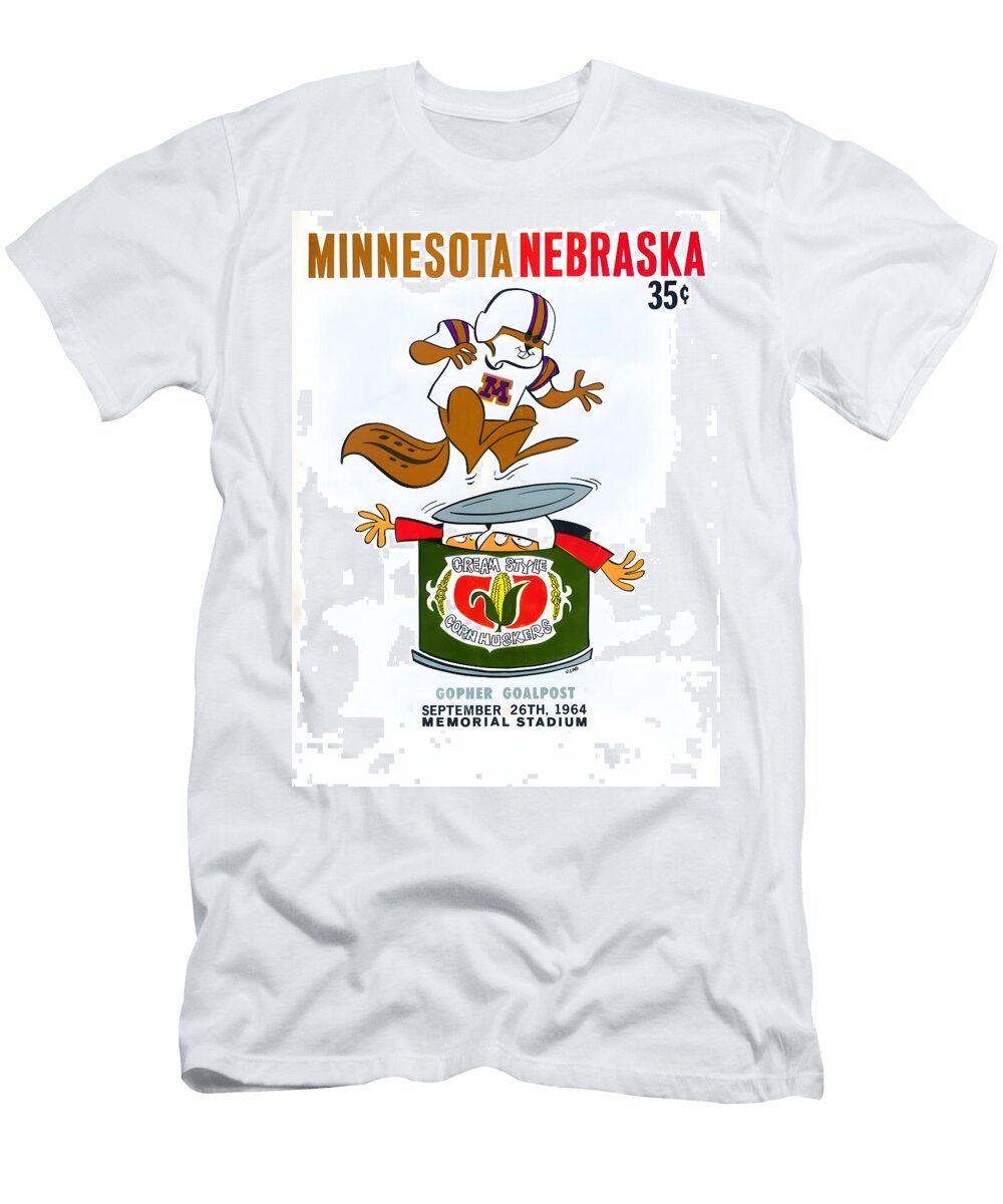 Cfb226 Minnesota Vs Nebraska 1964 College Football History T-Shirt