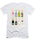 Champagne Bar Cart Decor Trendy Bar Cart Prints Bar Wall Art Bar Prints Bar Cart Accessories Robert D Price T-Shirt
