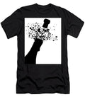 Champagne Bottle Silhouette Bigalbaloo Stock T-Shirt