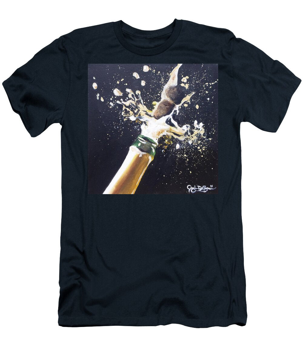 Champagne Painting 1 Jacqueline Delbrocco T-Shirt