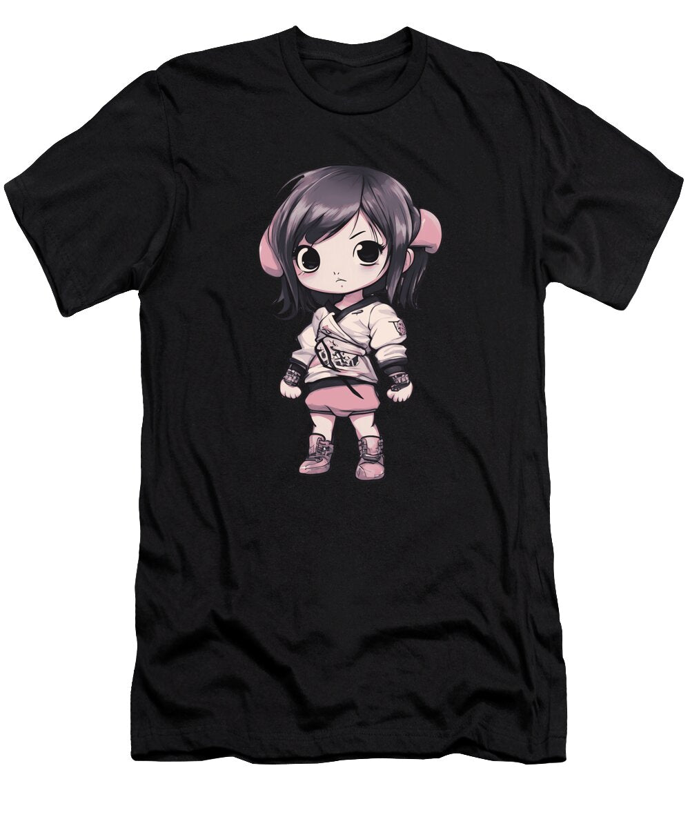 Charming Chibi Kawaii Girl Anime Girl Nft T-Shirt