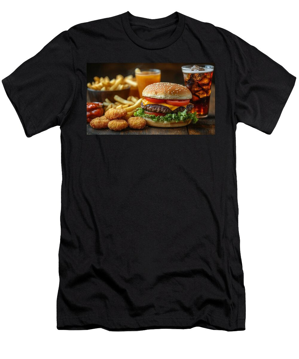 Cheeseburger De Nue Pic T-Shirt