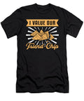 Chef Cook Cooking I Value Our Friend Chip Gift Tshirtconcepts Marvin Poppe T-Shirt