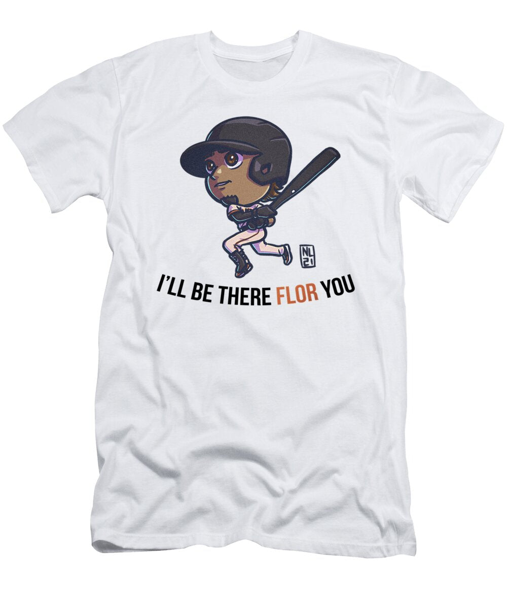 Chibi Baseball Player Running Milar Style T-Shirt