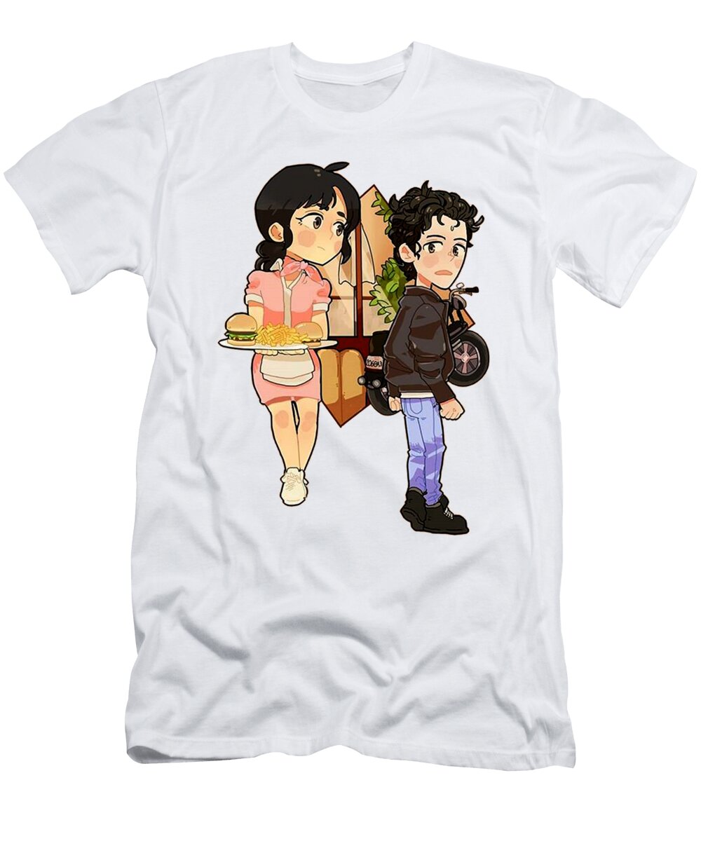 Chibi Couple with Motorcycle Unggah Faa T-Shirt