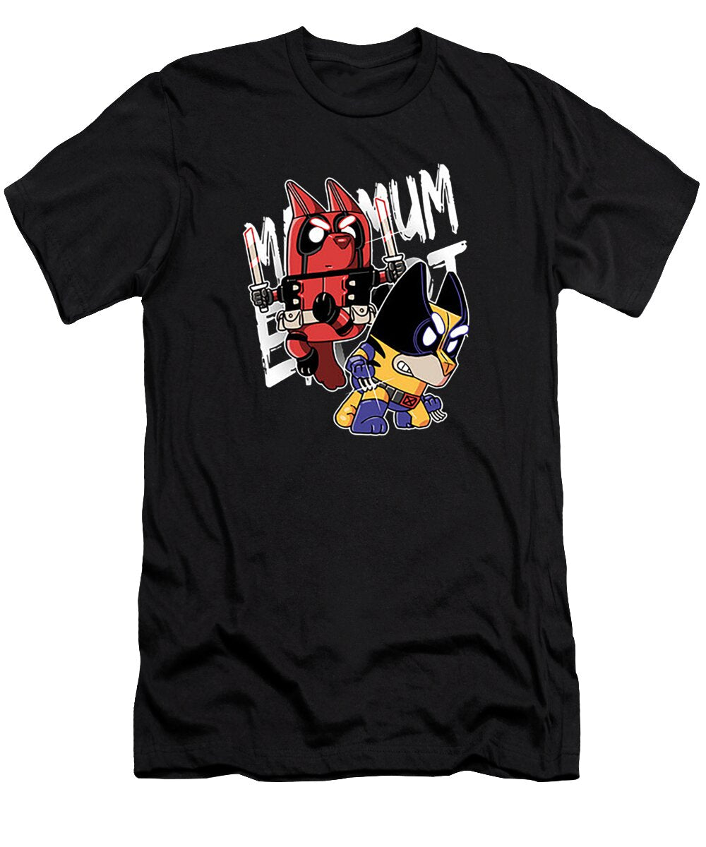 Chibi Deadpool and Wolverine Duo Kawai Lani T-Shirt