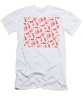 Chibi Strawberry Paleta De Fresa Pattern Ivan Florentino Ramirez T-Shirt