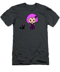 Chibu Girl and Cat Whimsy Barefoot Bodeez Art T-Shirt