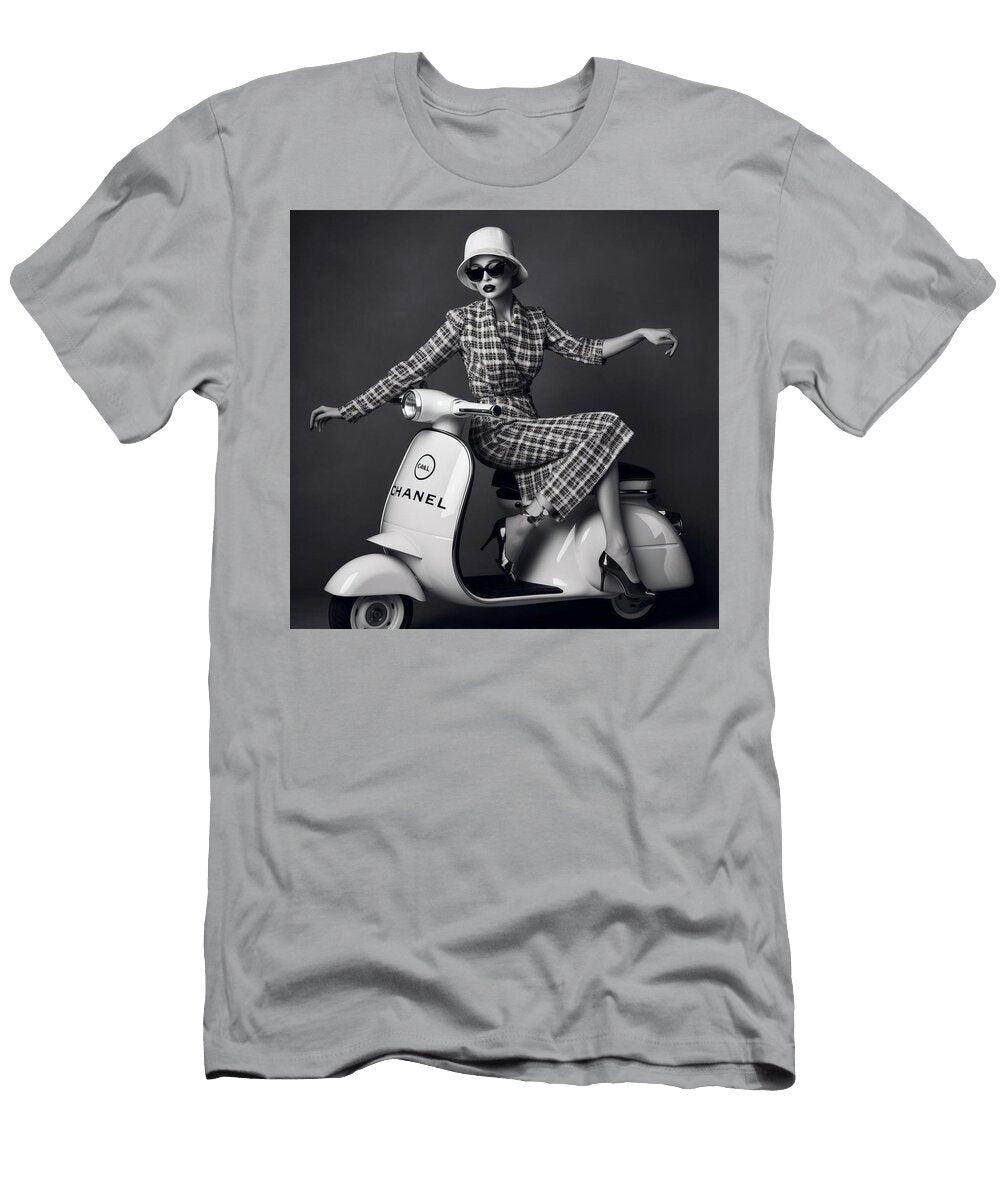 Chic Fashion Model on Vespa Gordana Lubarda T-Shirt