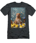 Chinese Shar Pei Dog Frolicking in a Bubbly Bathtub Adrien Efren T-Shirt