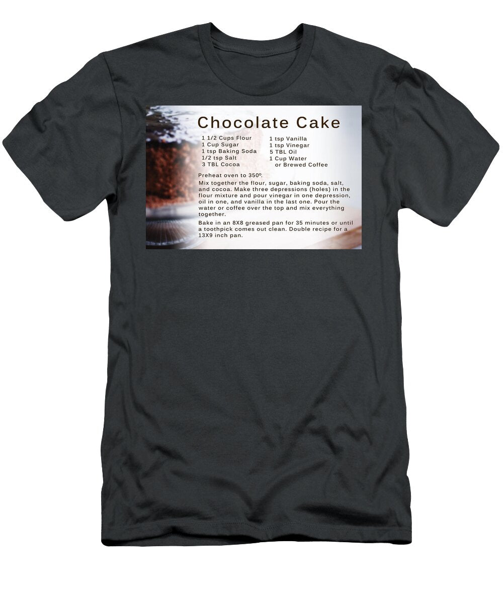Chocolate Cake Recipe Ruth Moratz T-Shirt